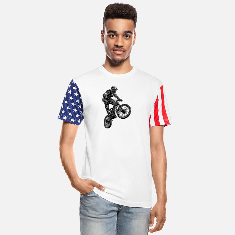 Cool Cyclist Jumping Mountain Biker