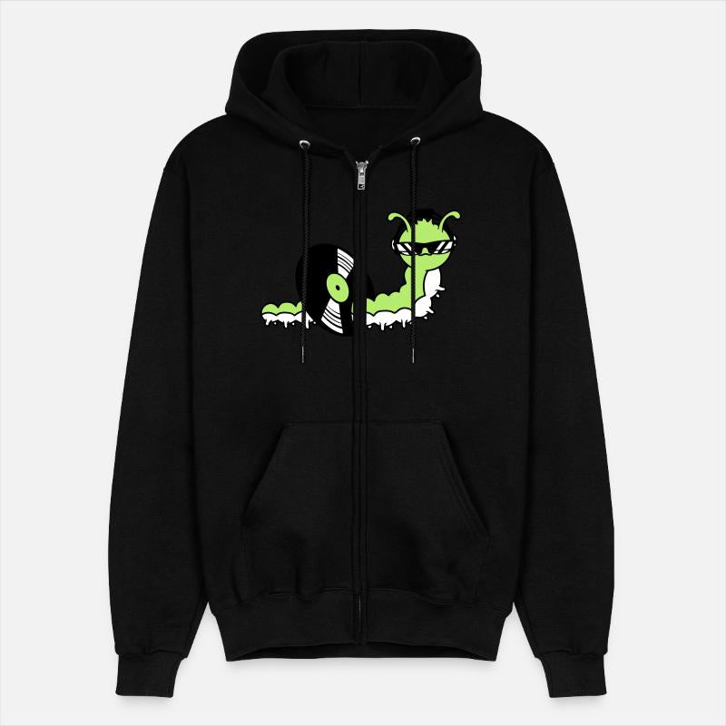 Cool DJ Caterpillar Eats Music Record Vinyl Plate