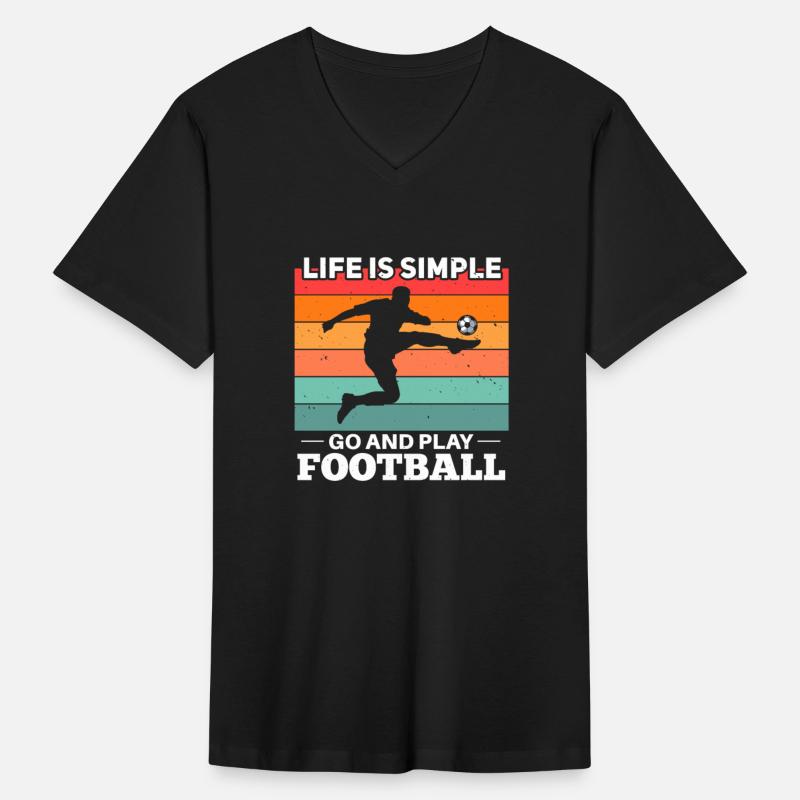 Cool footballer football saying motif