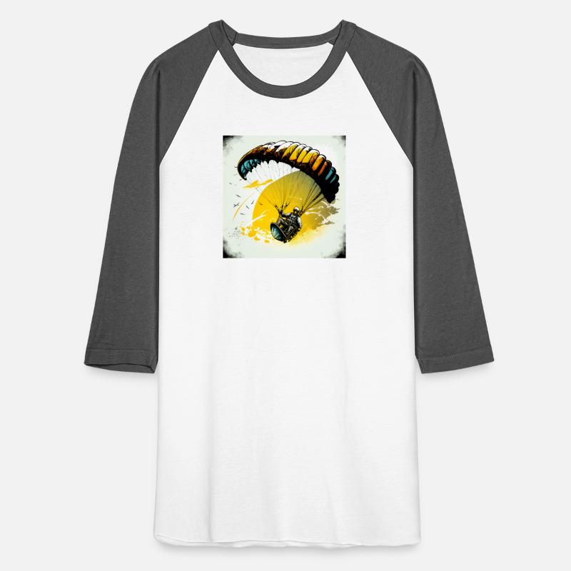 cool paraglider in action