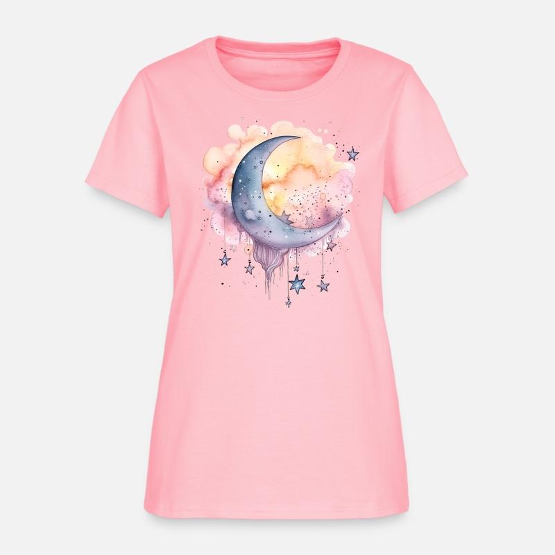 Cosmic Moon and Stars Space Galaxy Celestial