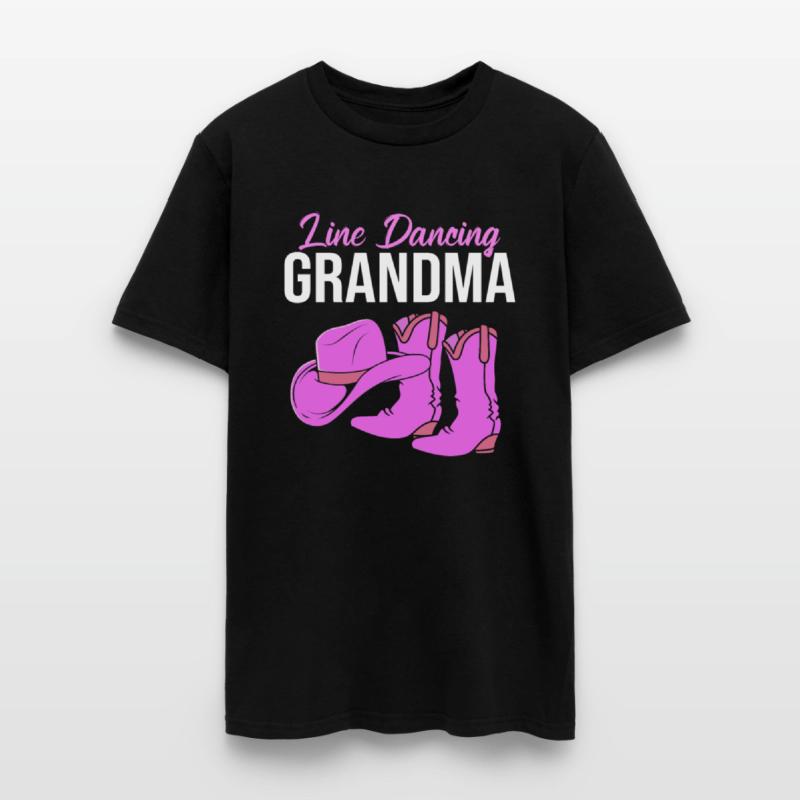 Country Western Boots Line Dancing Grandma