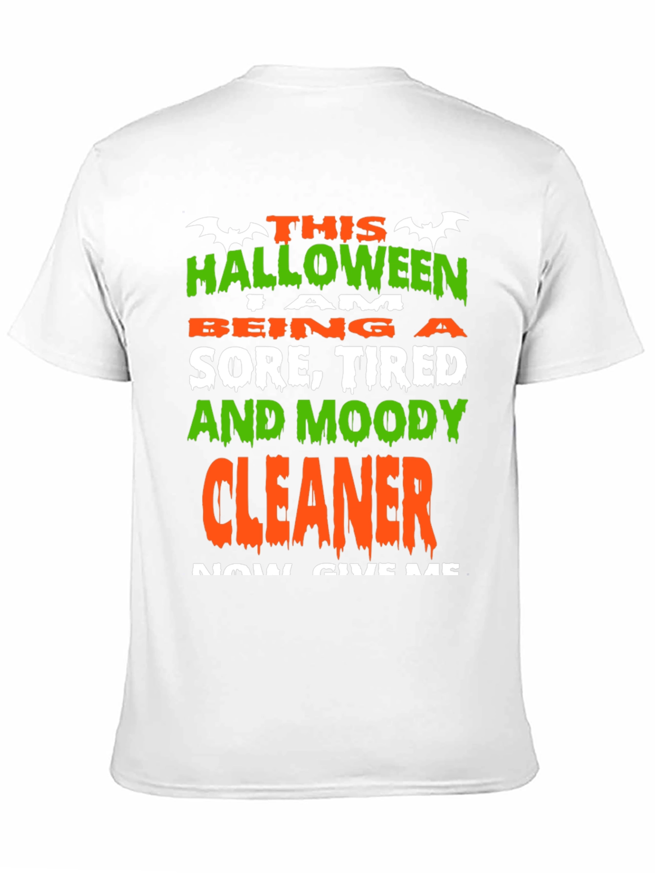 Funny Halloween Cleaner T-Shirt