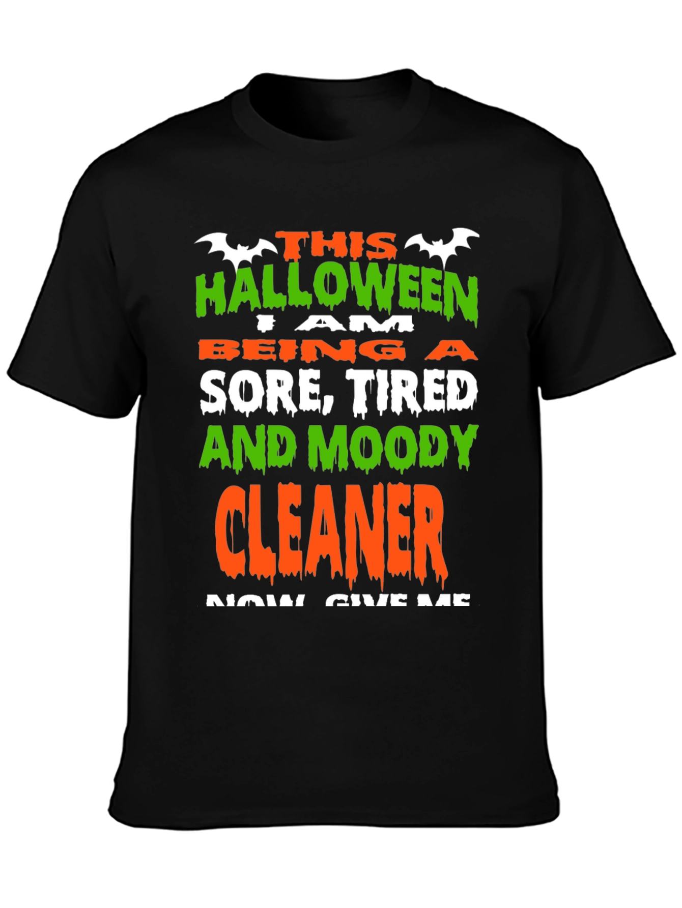 Funny Halloween Cleaner T-Shirt