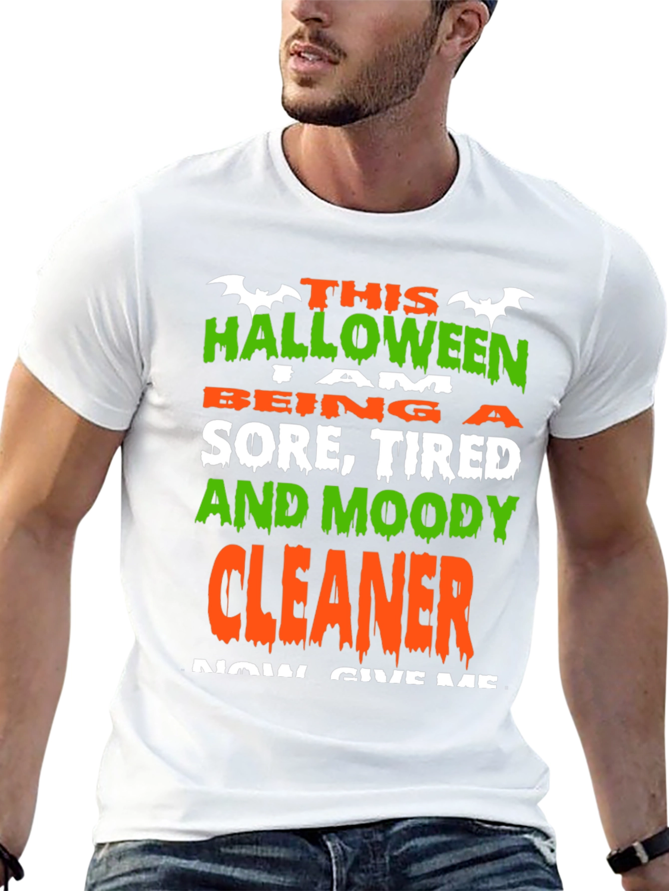 Funny Halloween Cleaner T-Shirt