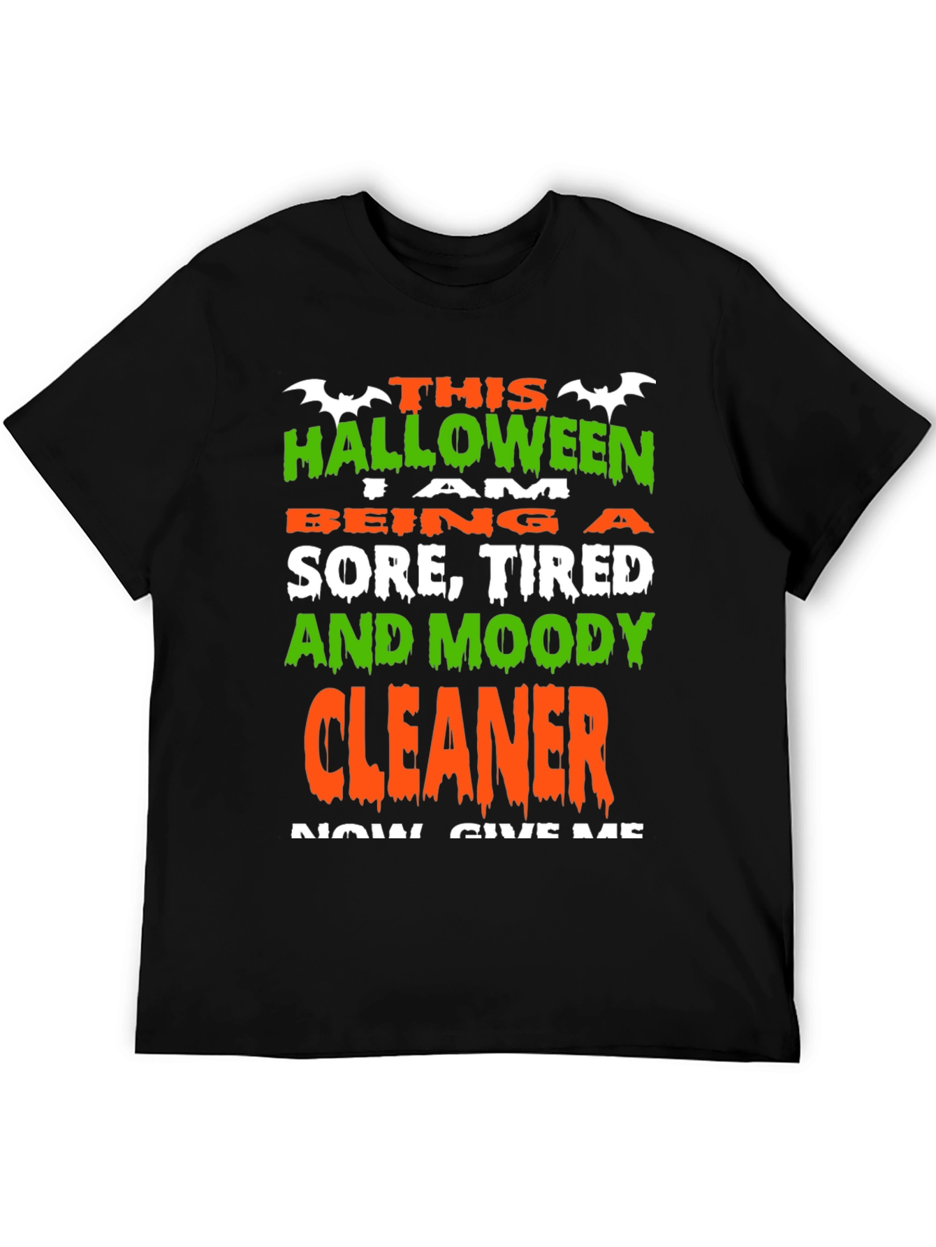 Funny Halloween Cleaner T-Shirt