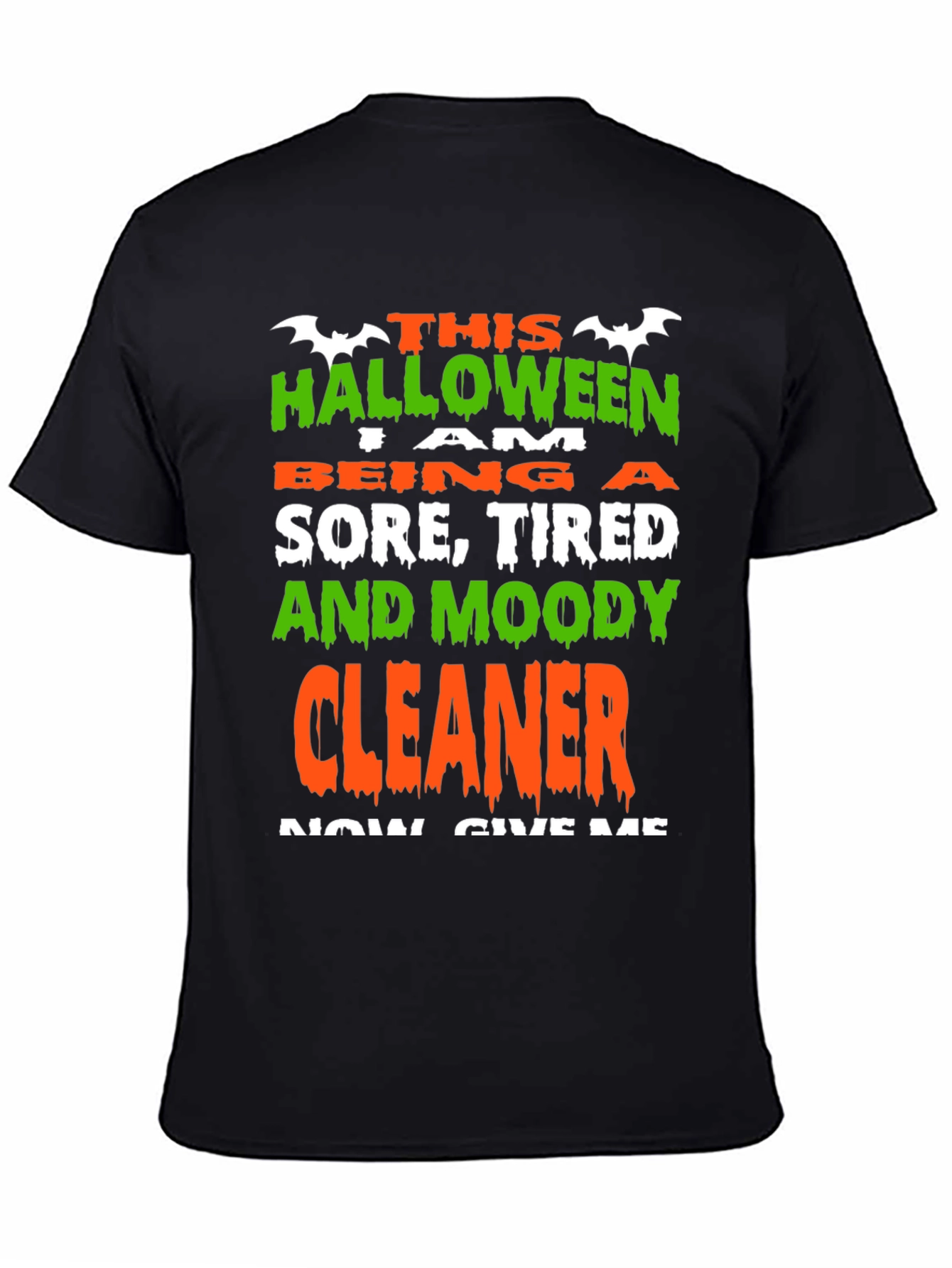 Funny Halloween Cleaner T-Shirt