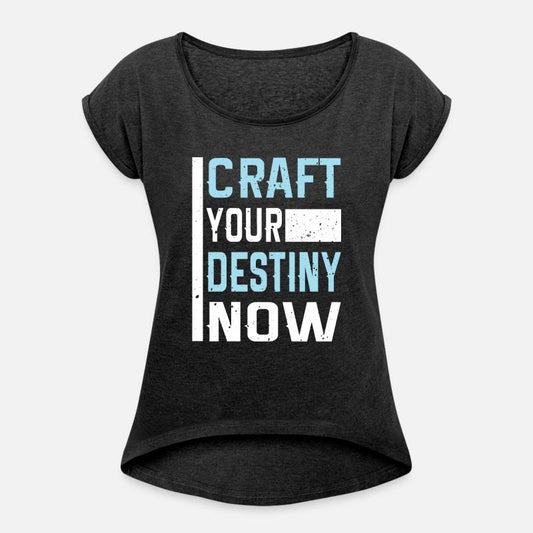 Craft Your Destiny Now typography for print tshirt
