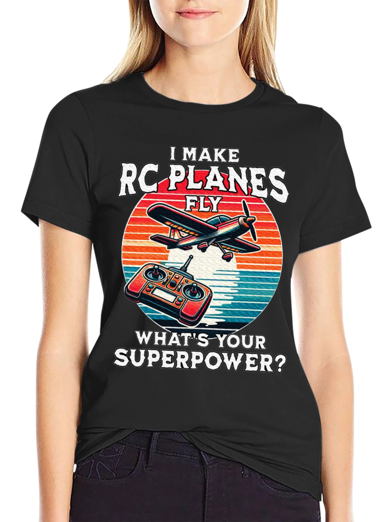 RC Planes Superpower Graphic Tee
