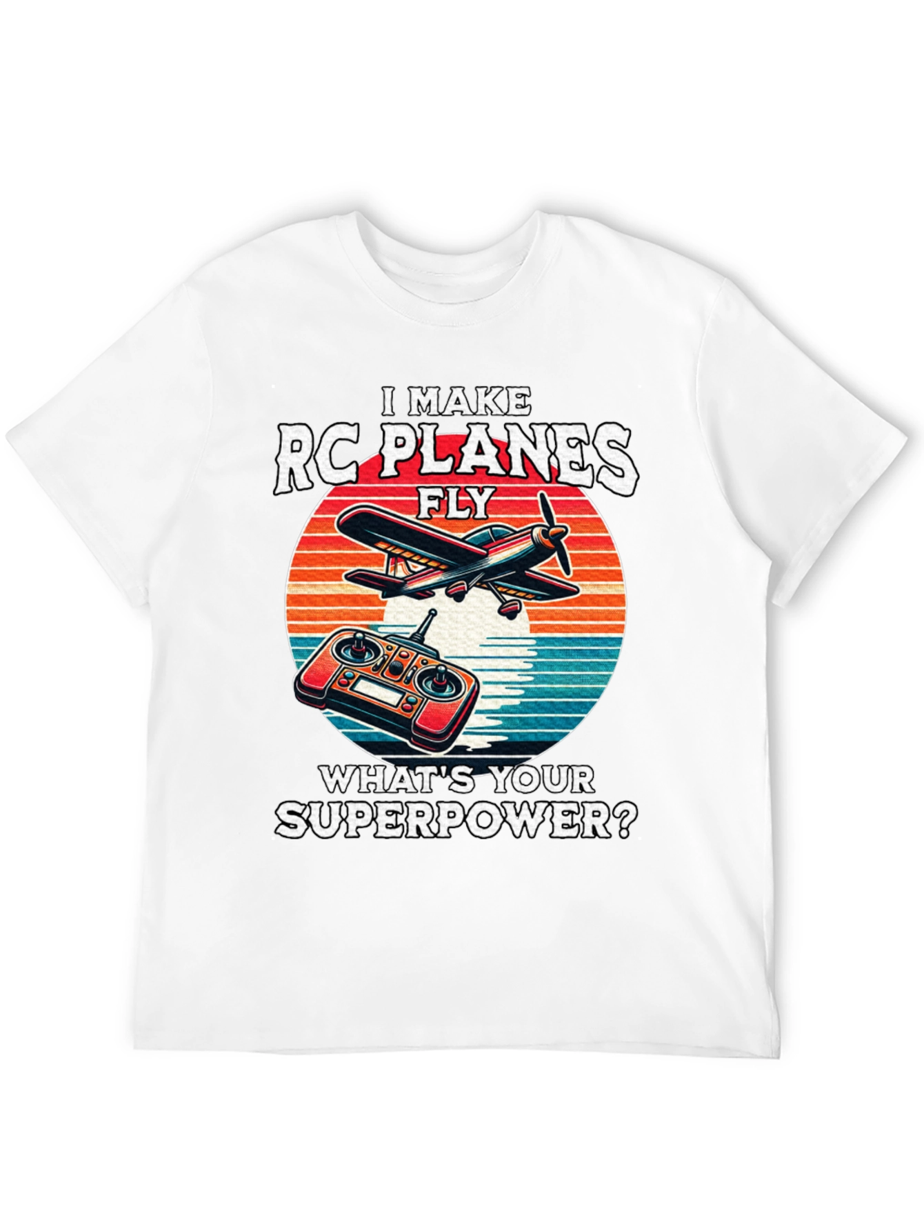 RC Planes Superpower Graphic Tee