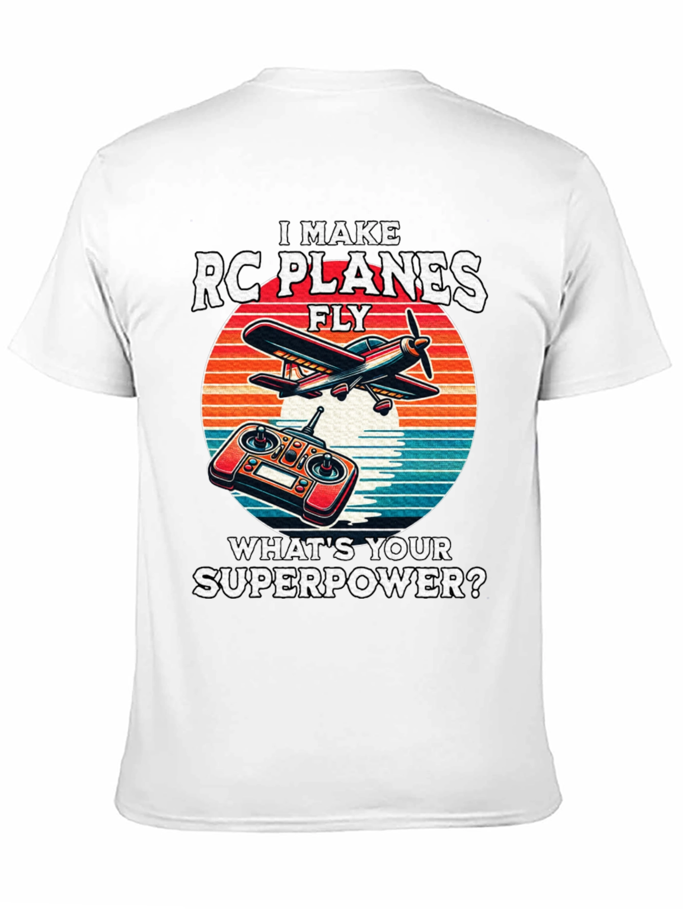 RC Planes Superpower Graphic Tee