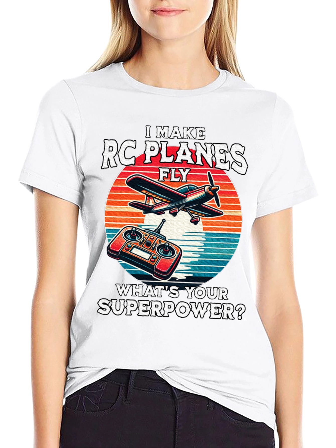 RC Planes Superpower Graphic Tee