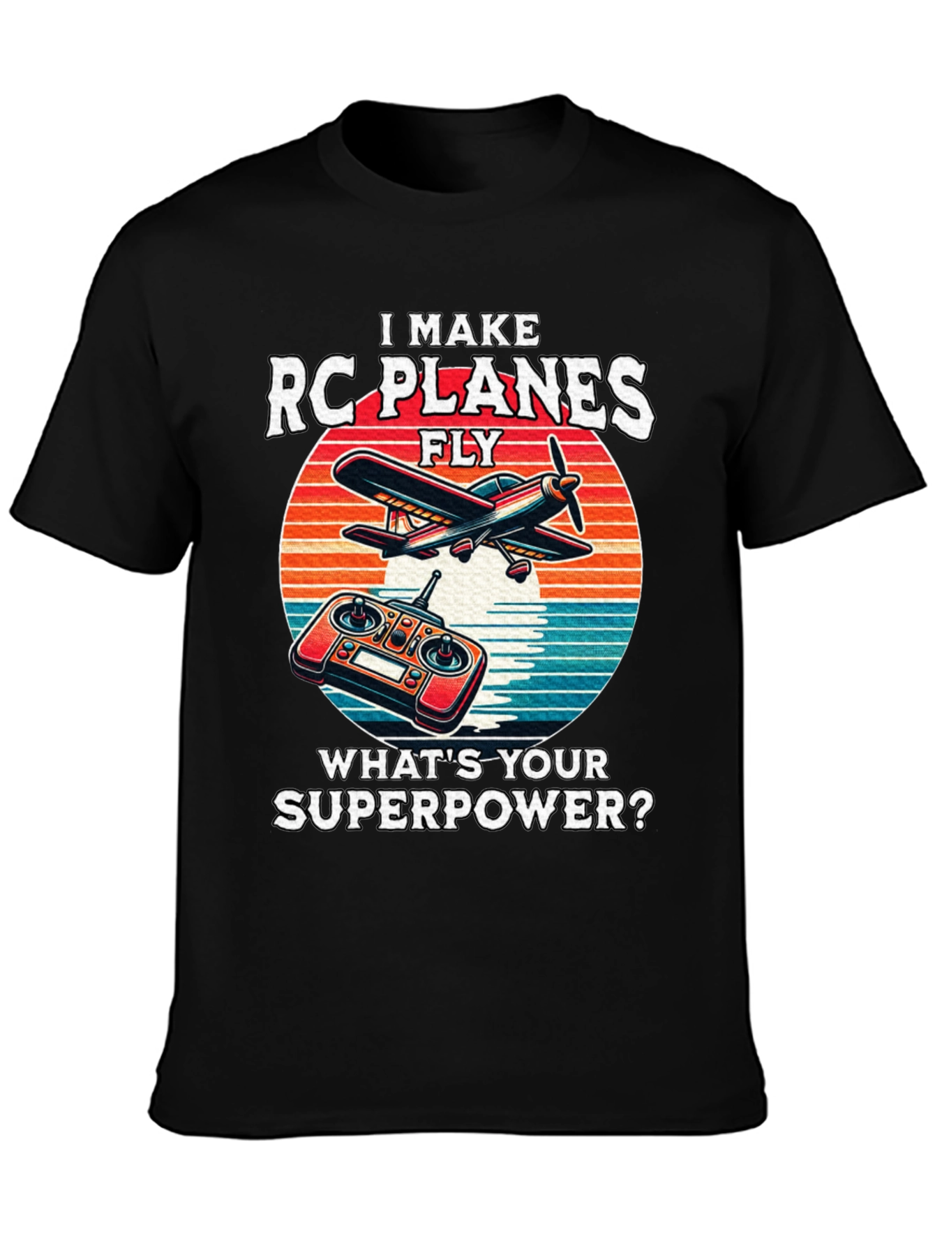 RC Planes Superpower Graphic Tee