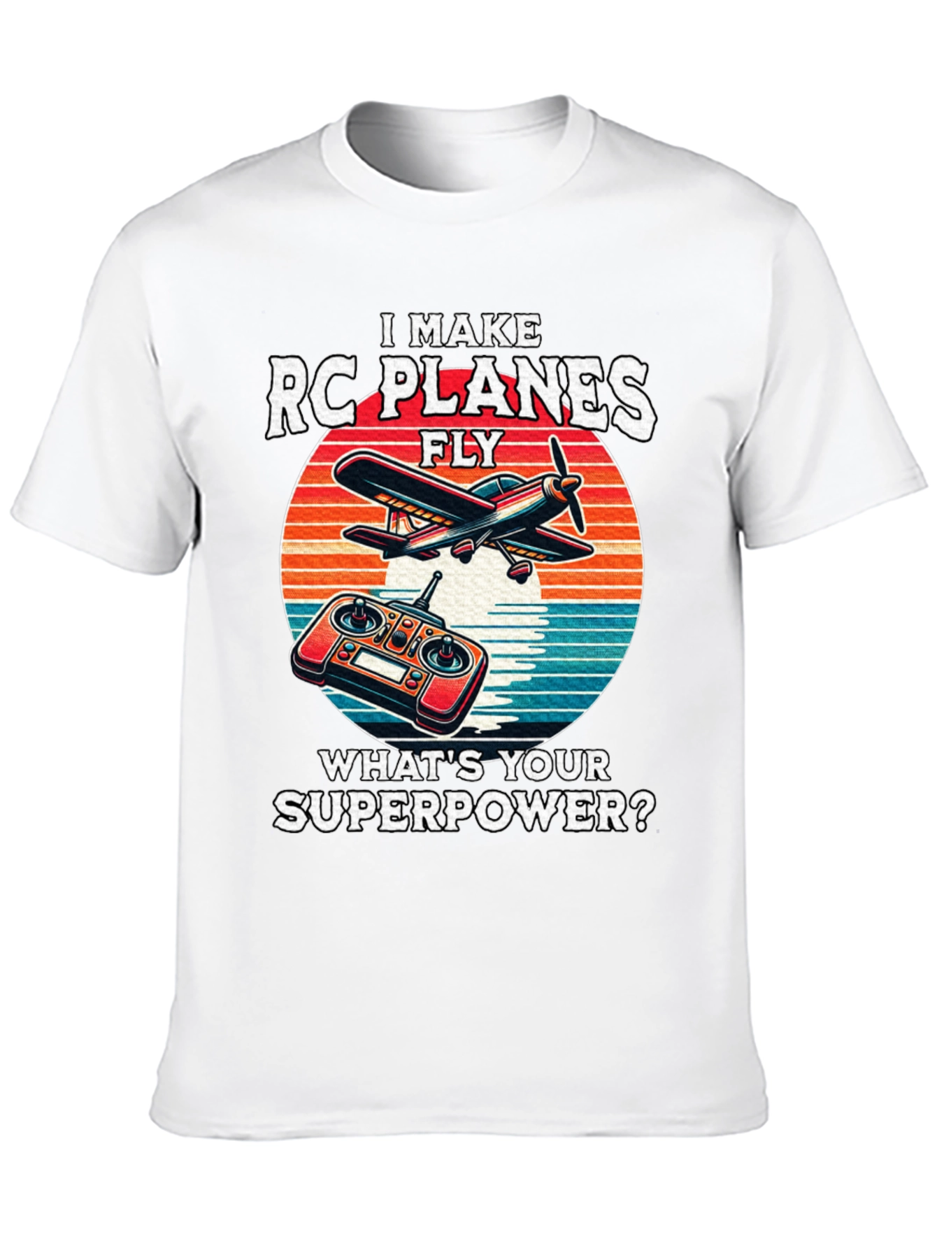 RC Planes Superpower Graphic Tee