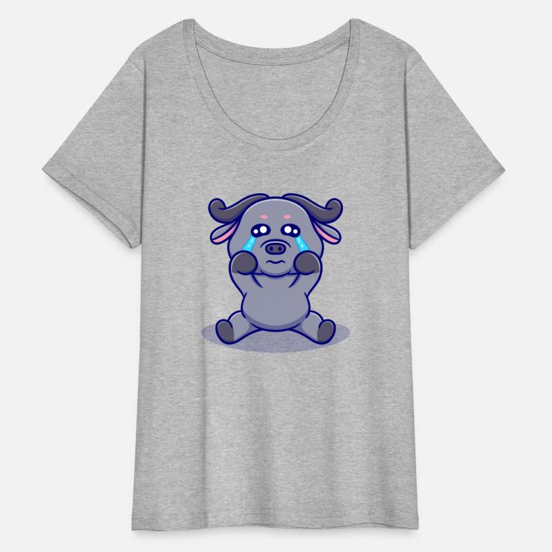 Cute bull cartoon illustration