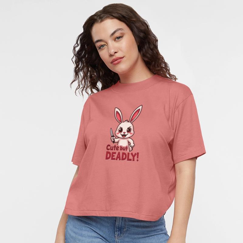 Cute but Deadly Bunny Illustration