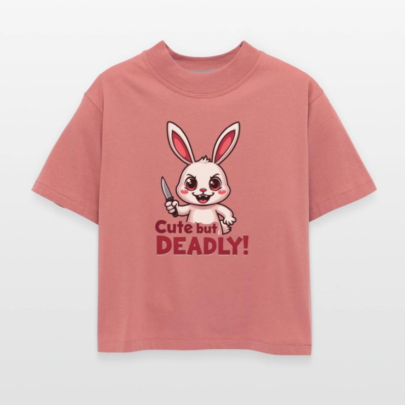 Cute but Deadly Bunny Illustration