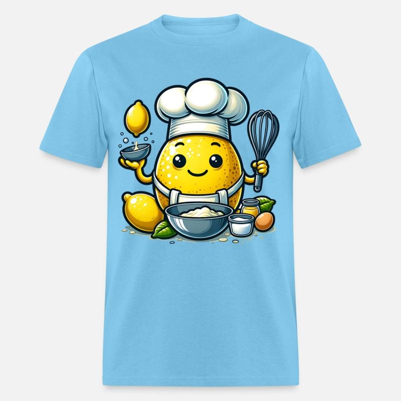 Cute Lemon Chef Baking Joyful Delights