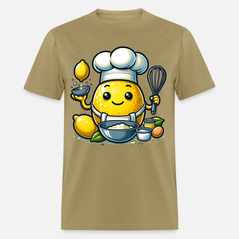 Cute Lemon Chef Baking Joyful Delights