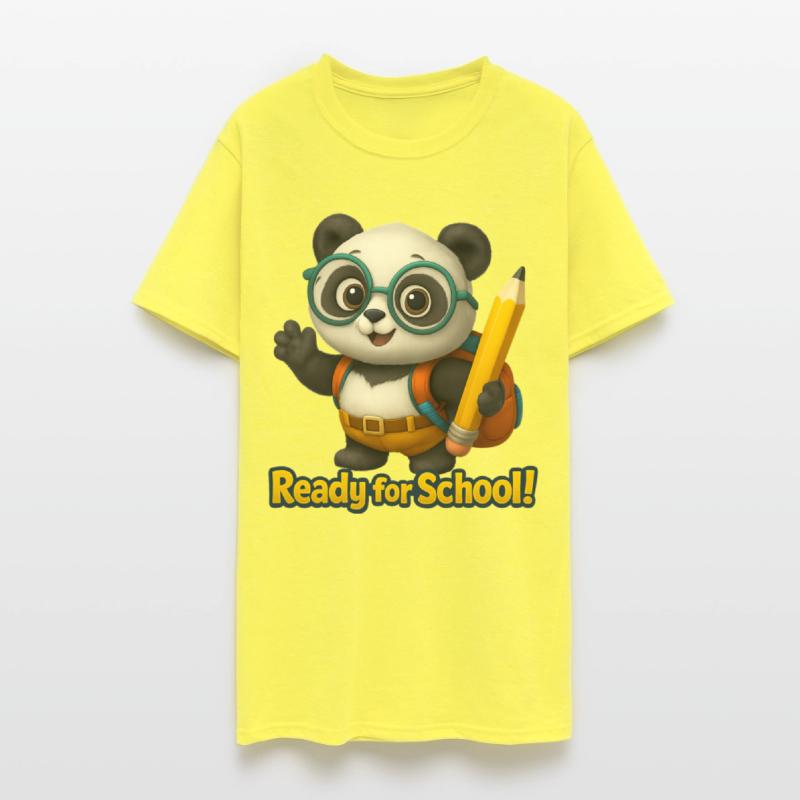 Cute Panda T-Shirt, Animal Tee, Back to School
