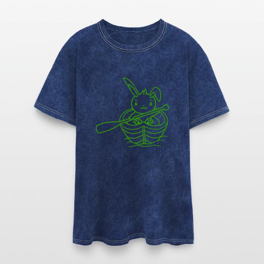 Cute Rabbit Bunny Paddles Rowing Boat Love Comic