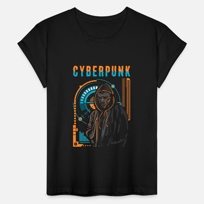 Cyborg Android Synthwave Scifi