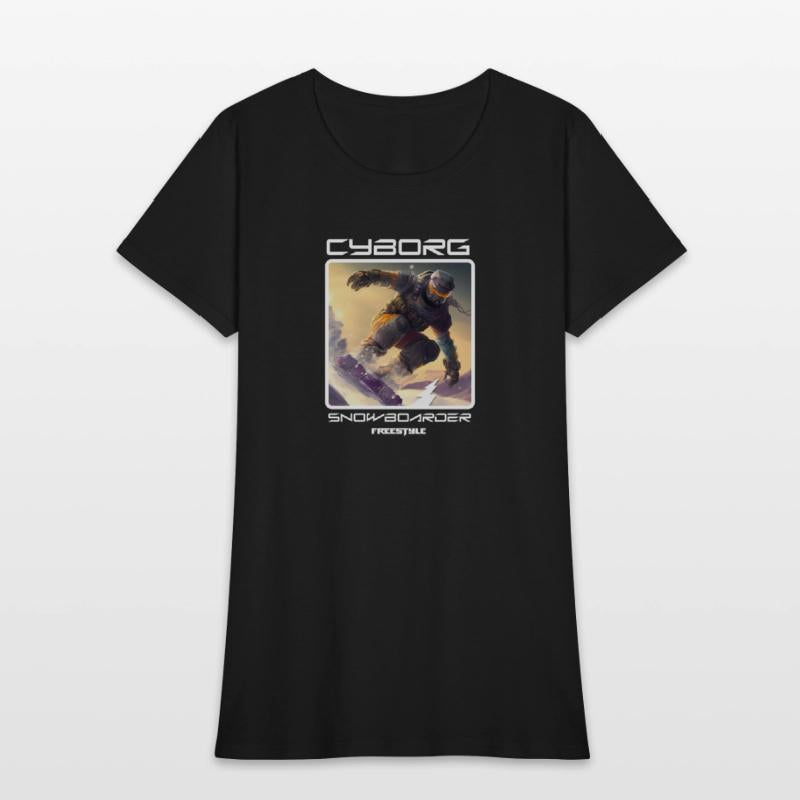 Cyborg Snowboarder - freestyle