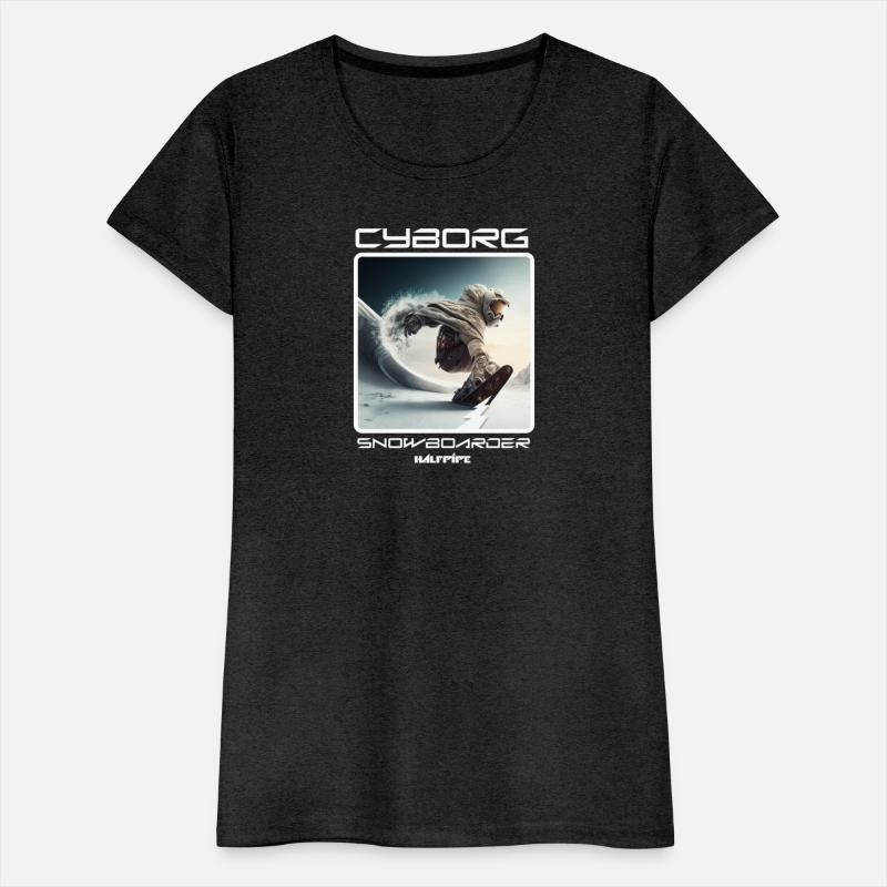 Cyborg Snowboarder - halfpipe