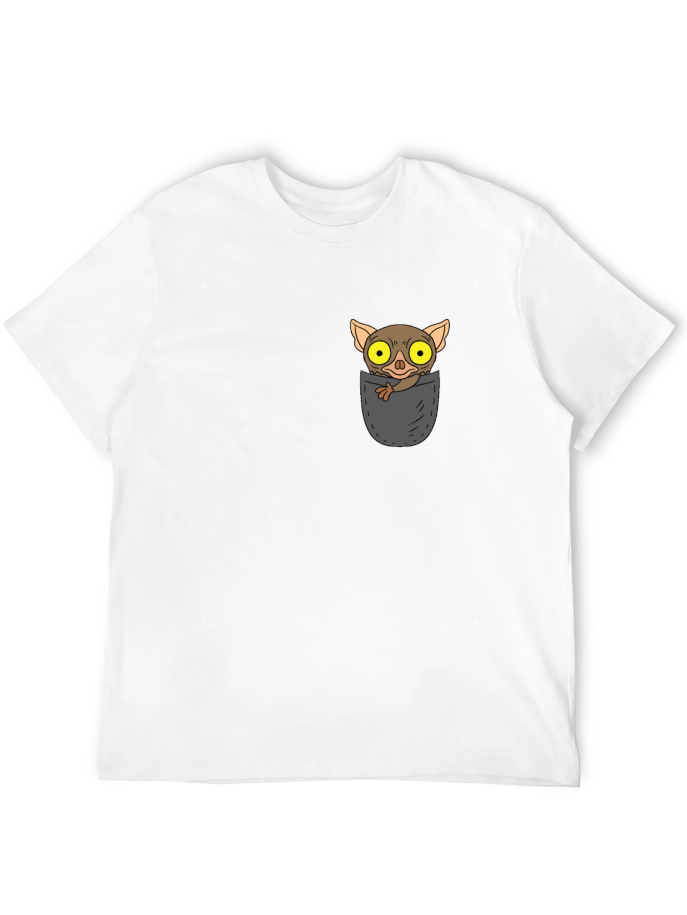Tarsier Pocket T-Shirt - Cute Animal Design