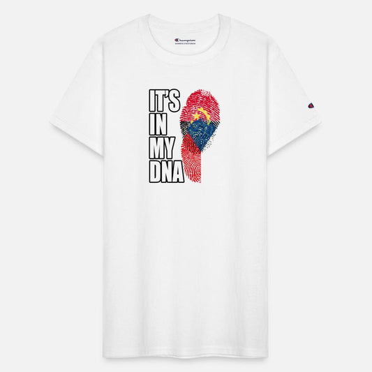 Czech And Angolan Mix Heritage DNA Flag