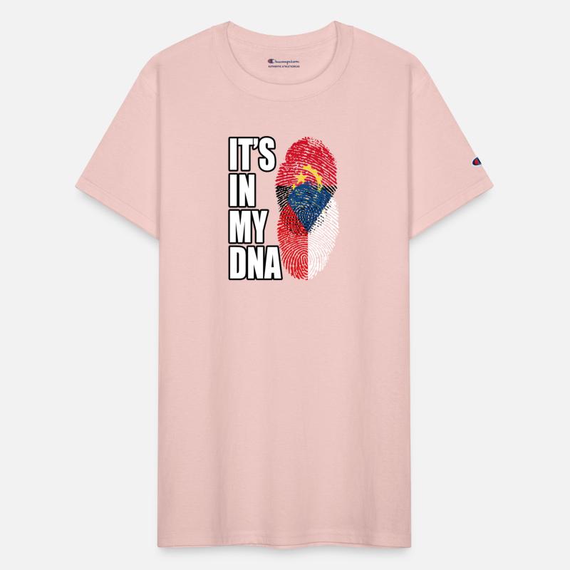 Czech And Angolan Mix Heritage DNA Flag