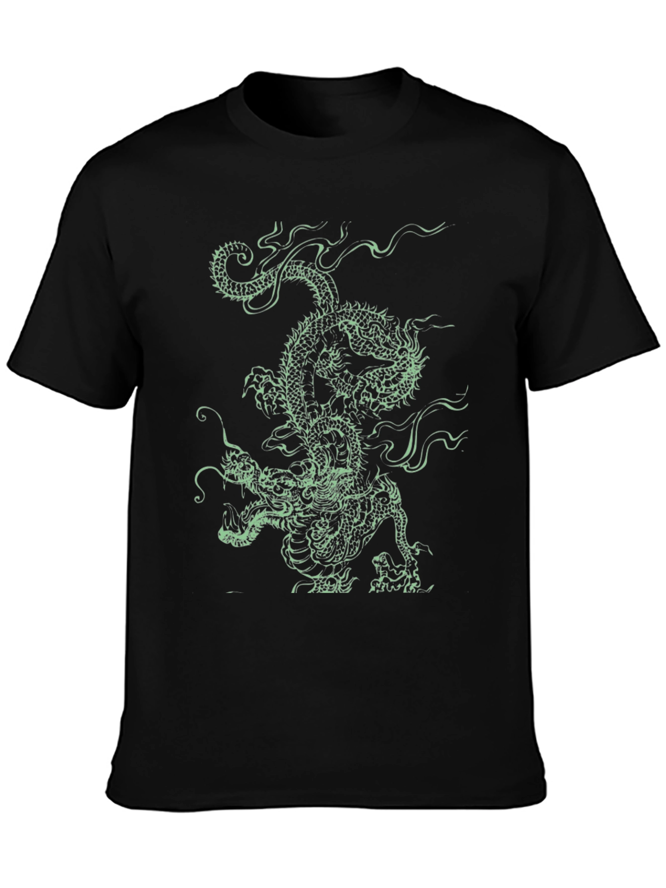 Dragon Graphic Print Mens Tee