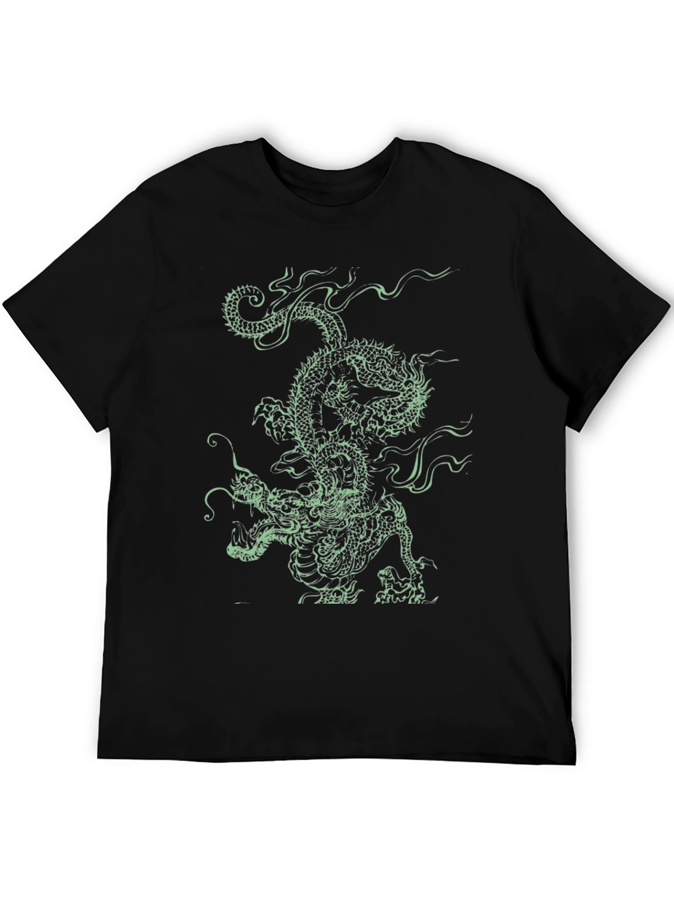 Dragon Graphic Print Mens Tee