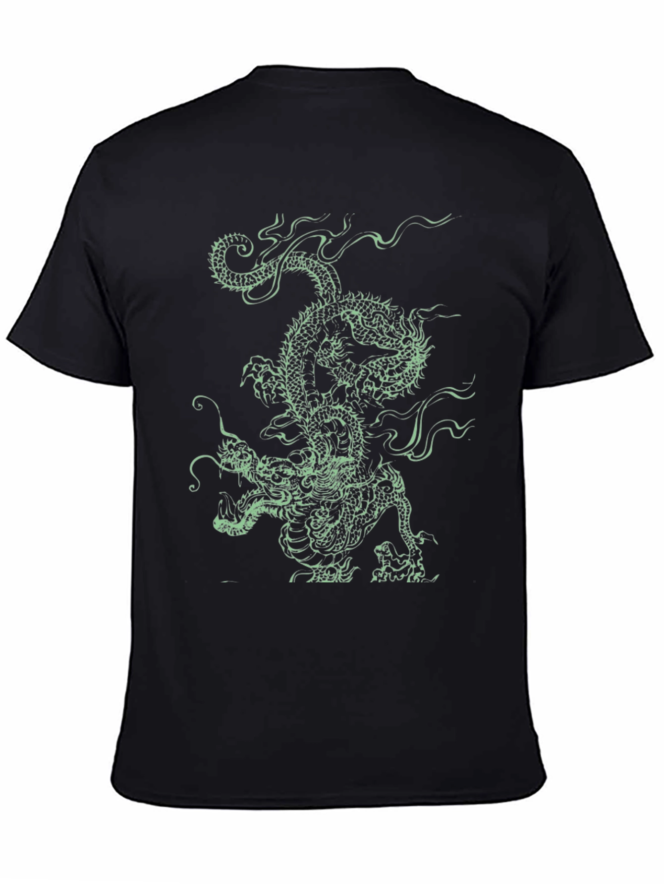 Dragon Graphic Print Mens Tee