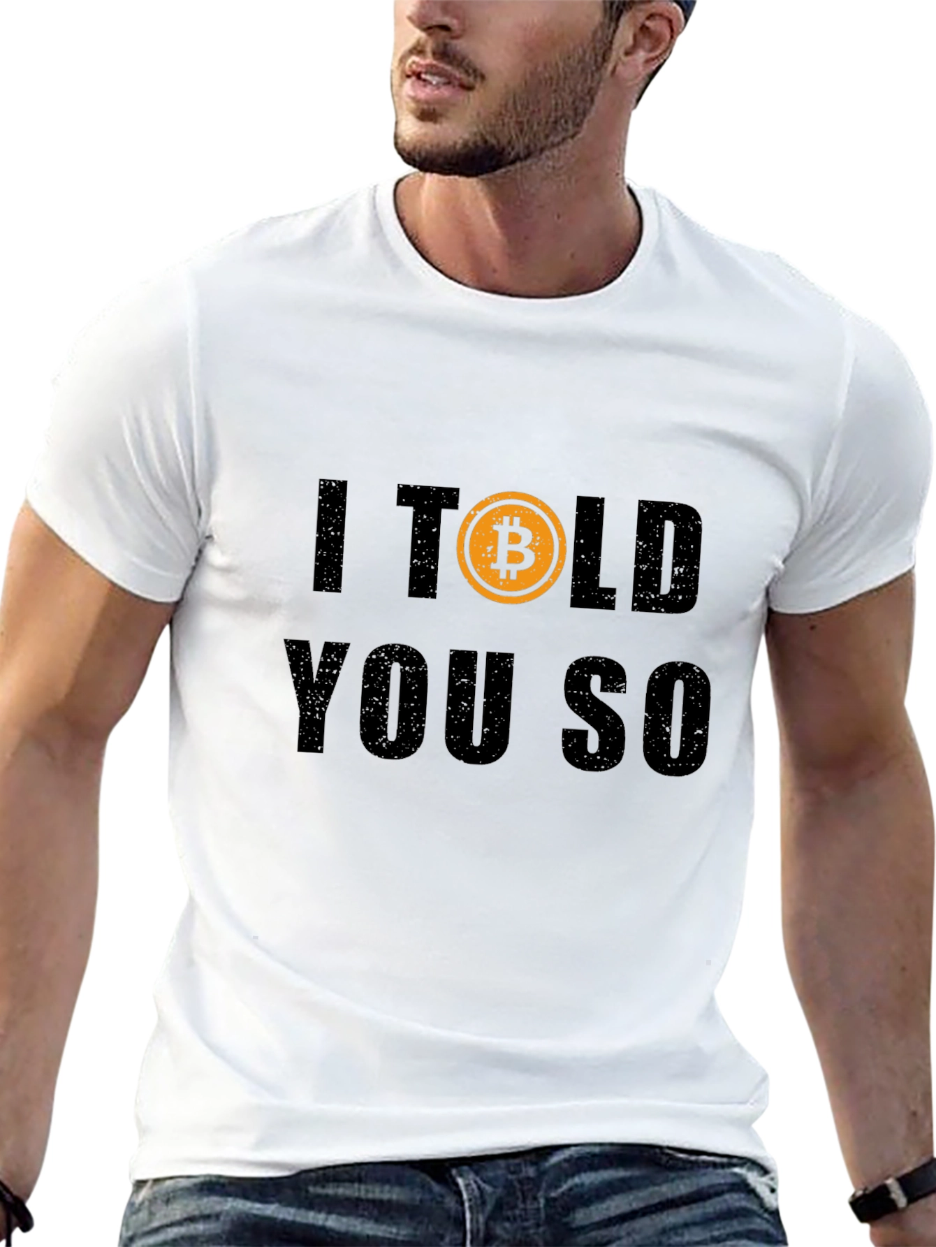 Bitcoin I Told You So Black Graphic T-Shirt