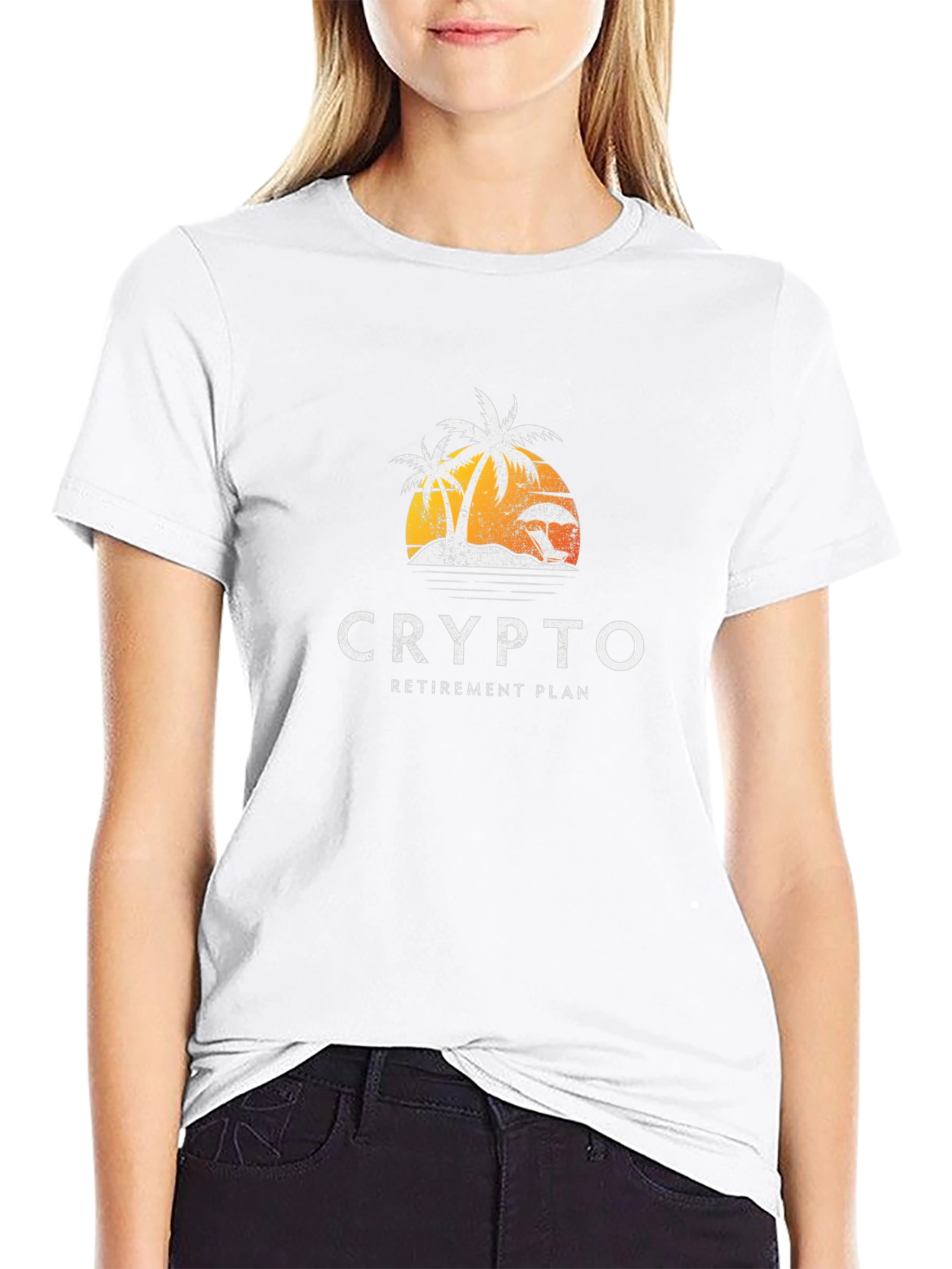 Crypto Retirement Plan Black T-Shirt