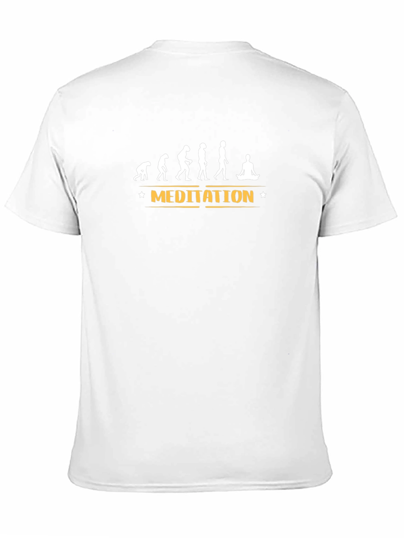 Meditation Evolution Black T-Shirt
