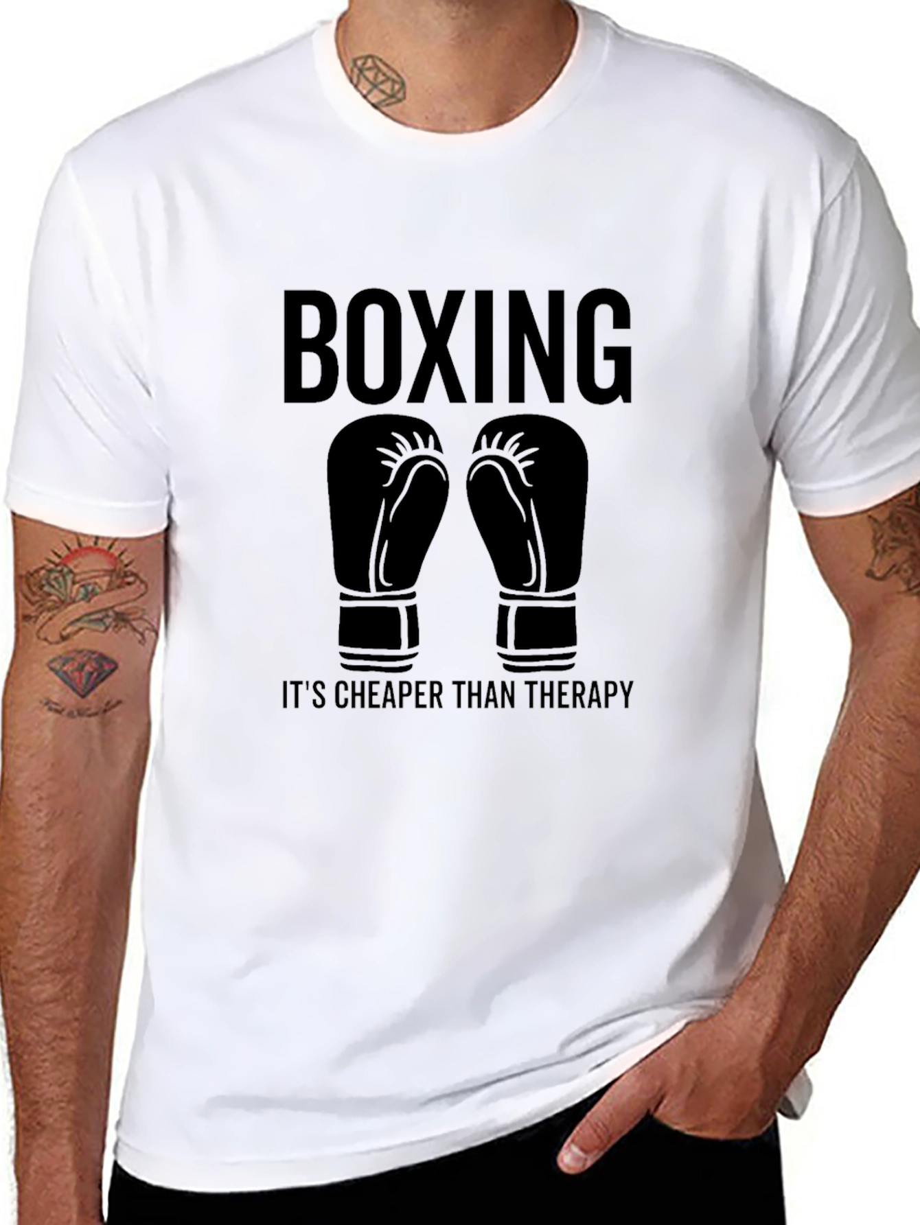 Boxing Therapy T-Shirt - Black