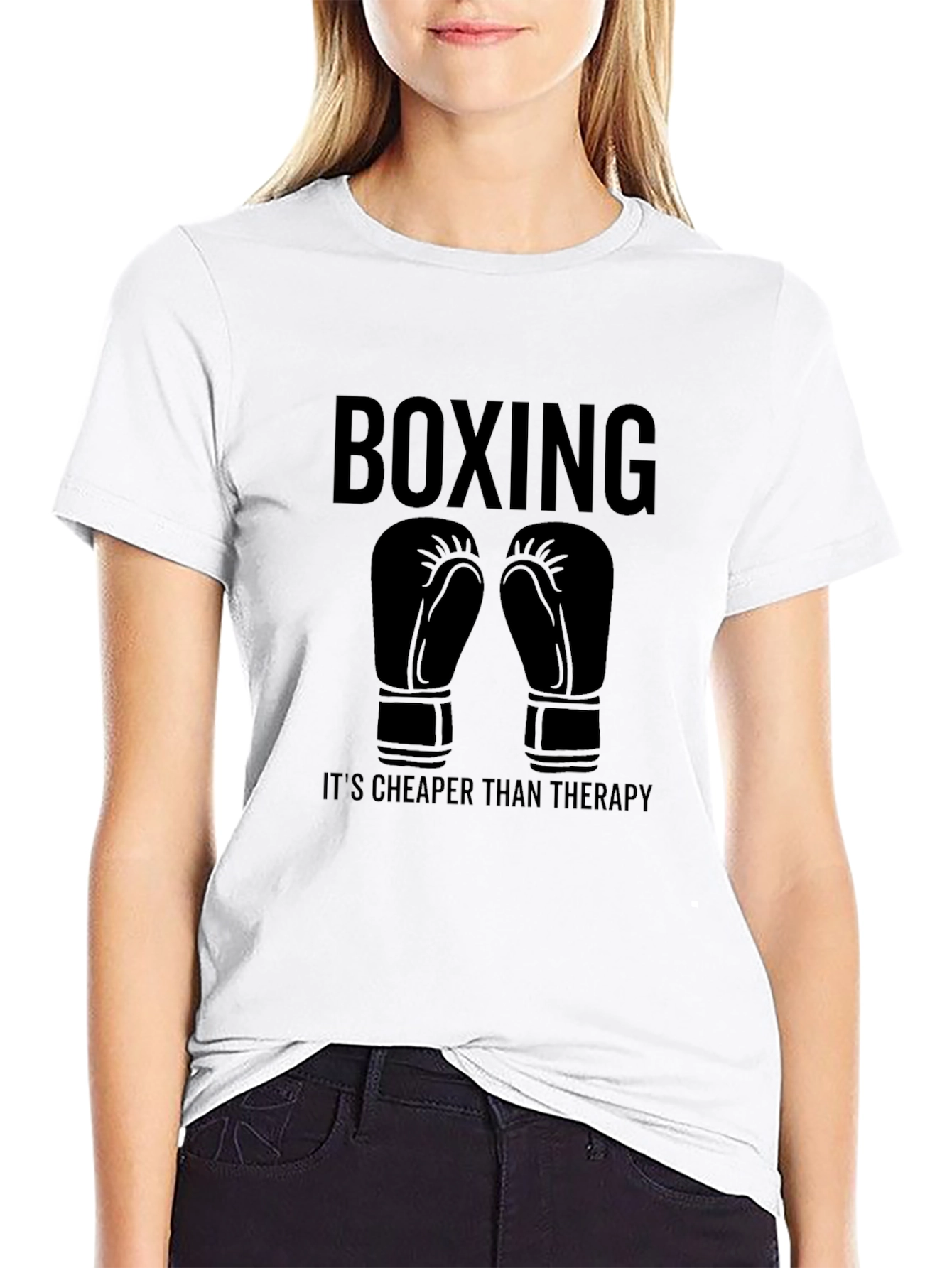 Boxing Therapy T-Shirt - Black