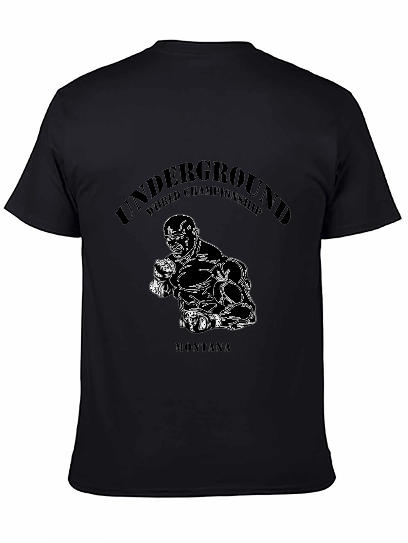 Underground World Championship Montana Black T-Shirt