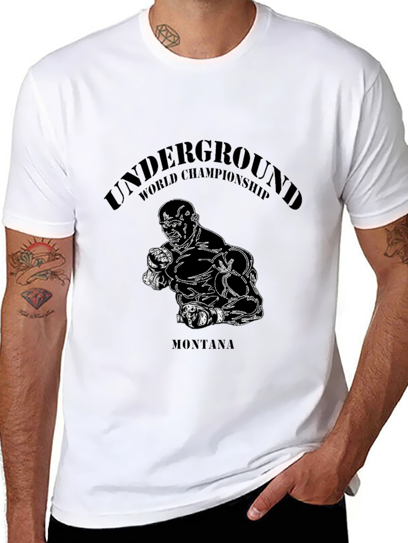 Underground World Championship Montana Black T-Shirt