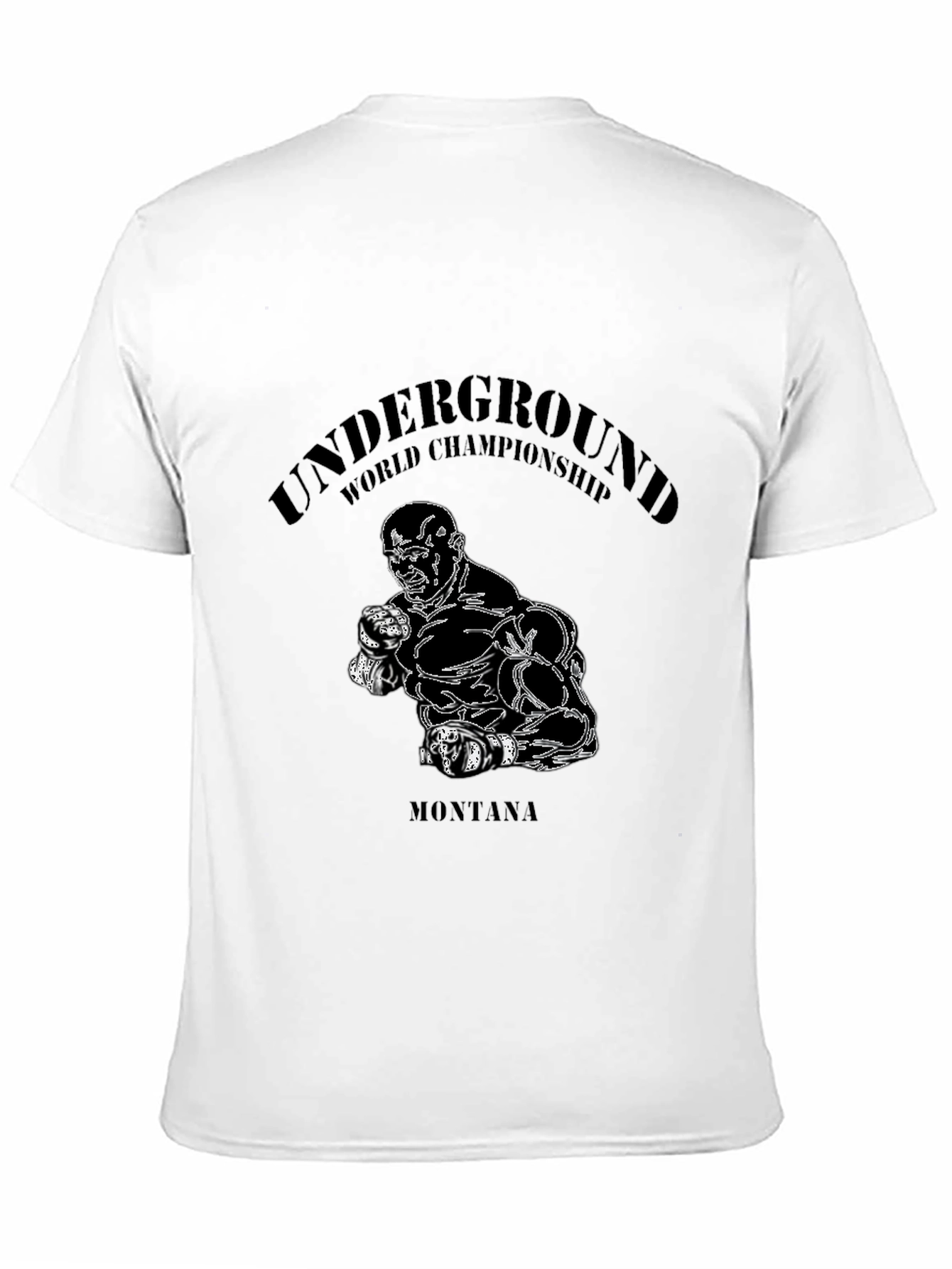 Underground World Championship Montana Black T-Shirt