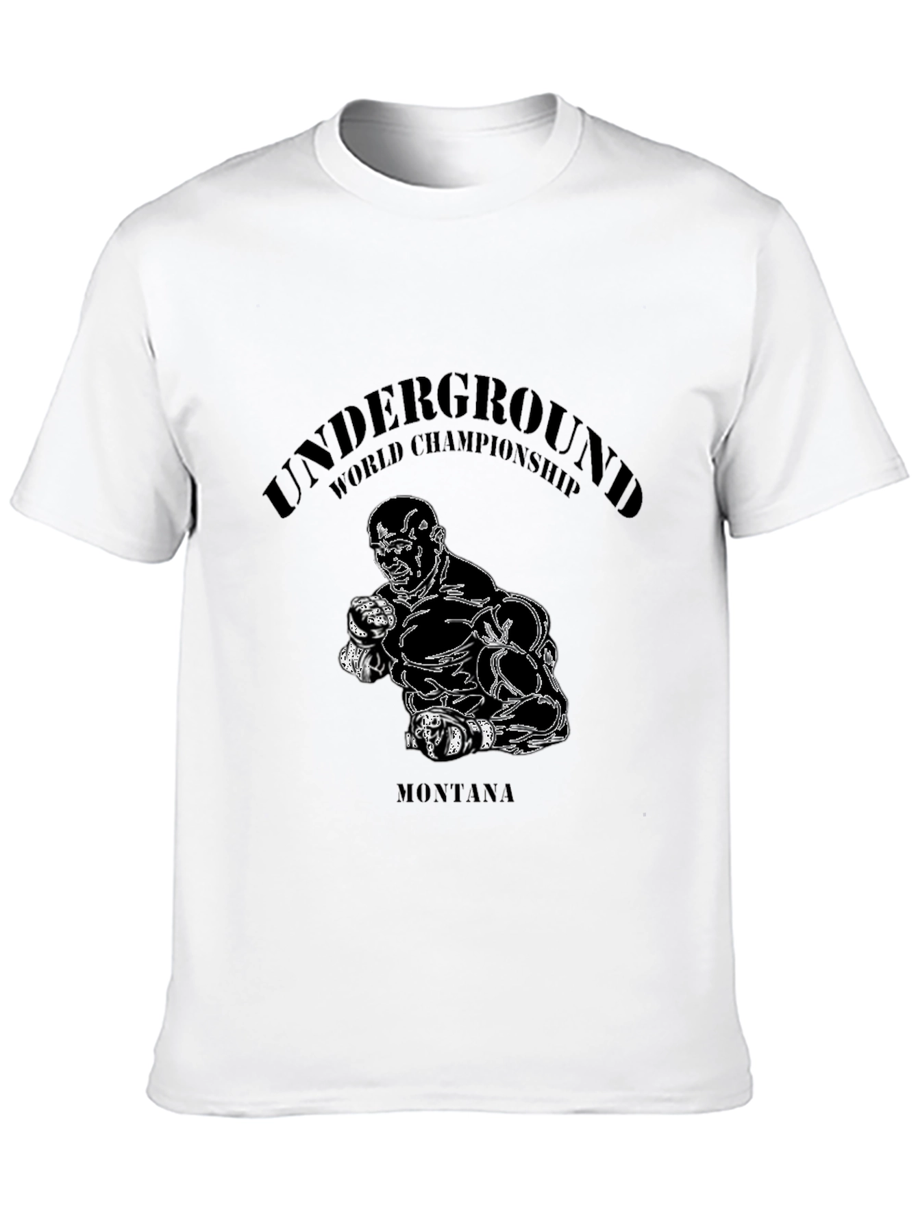 Underground World Championship Montana Black T-Shirt