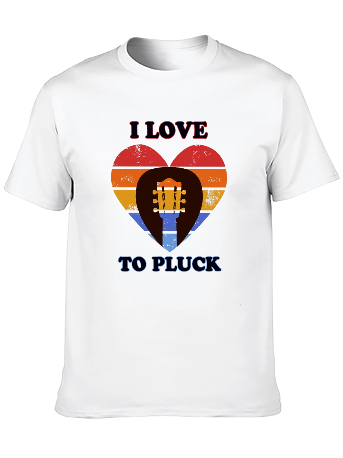 I Love To Pluck Guitar T-Shirt