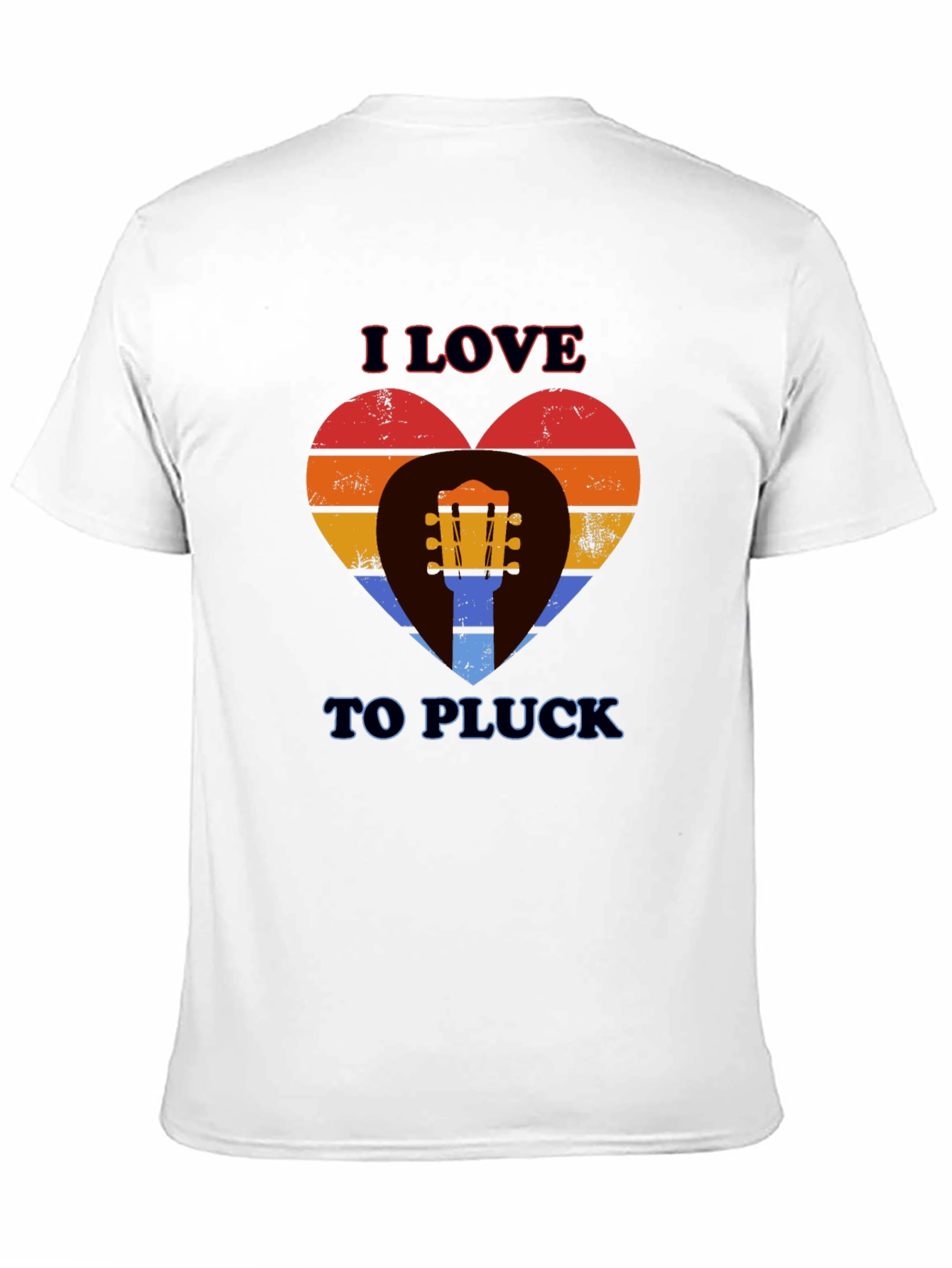 I Love To Pluck Guitar T-Shirt