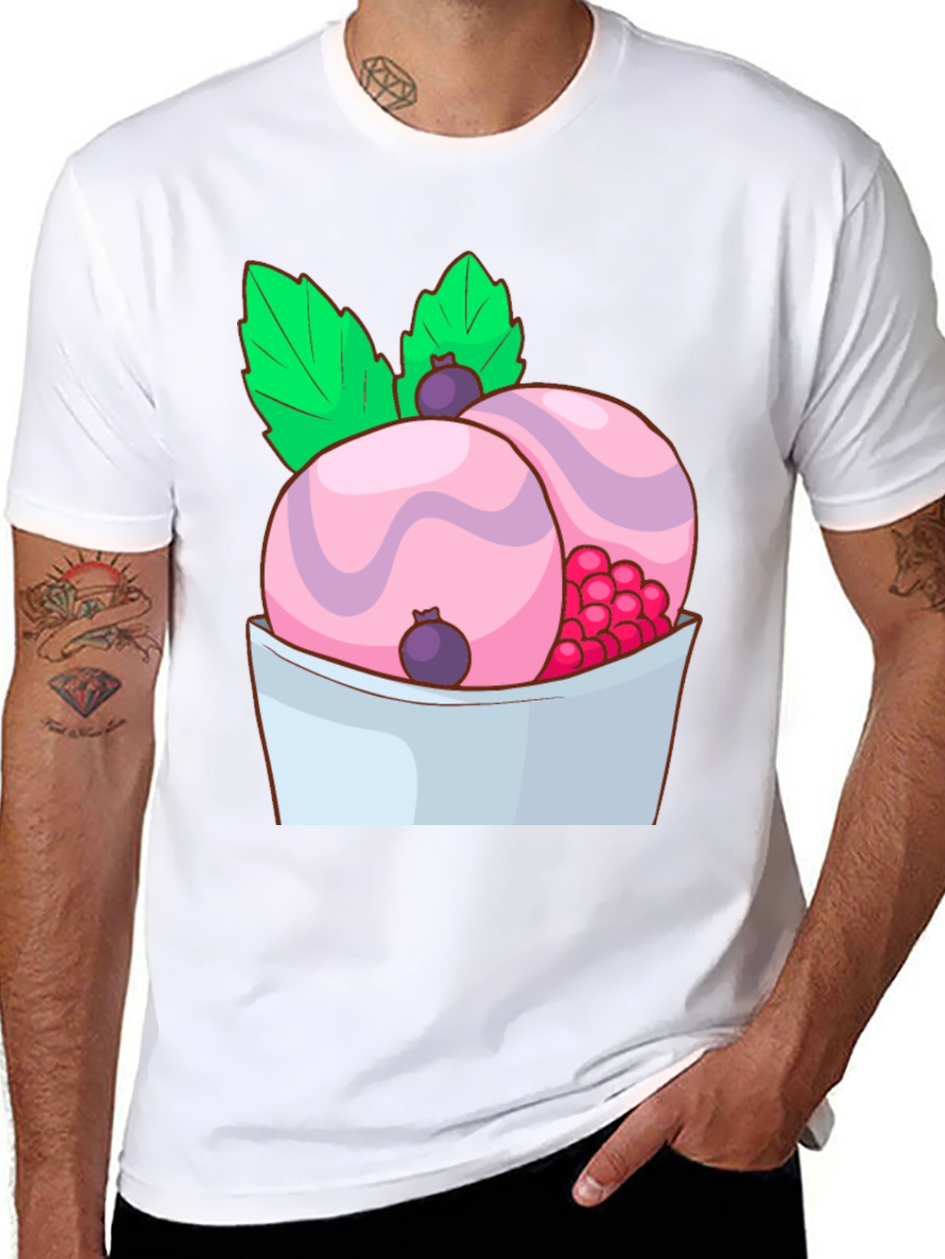 Ice Cream Graphic Tee - Fun Dessert Shirt