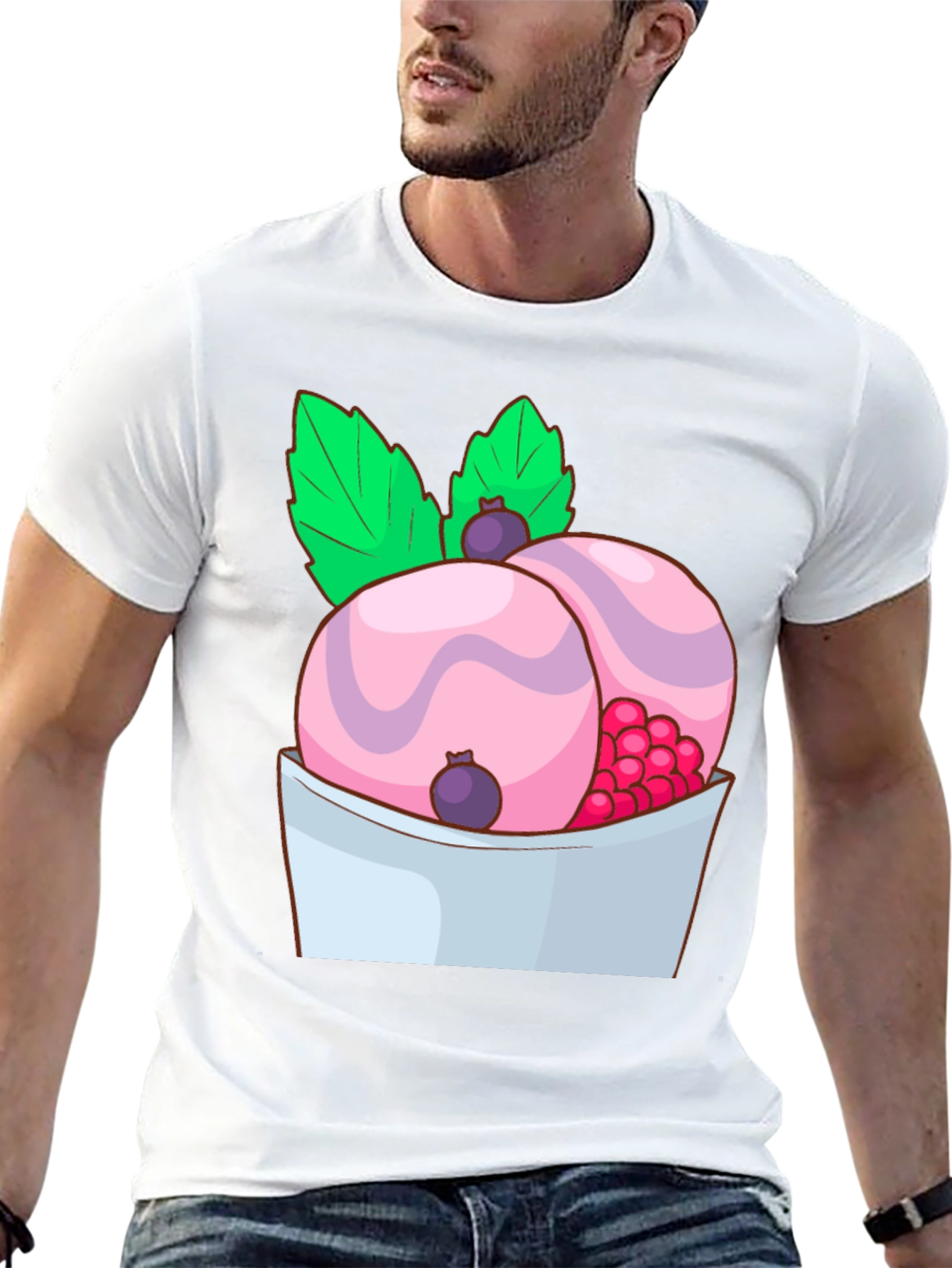 Ice Cream Graphic Tee - Fun Dessert Shirt