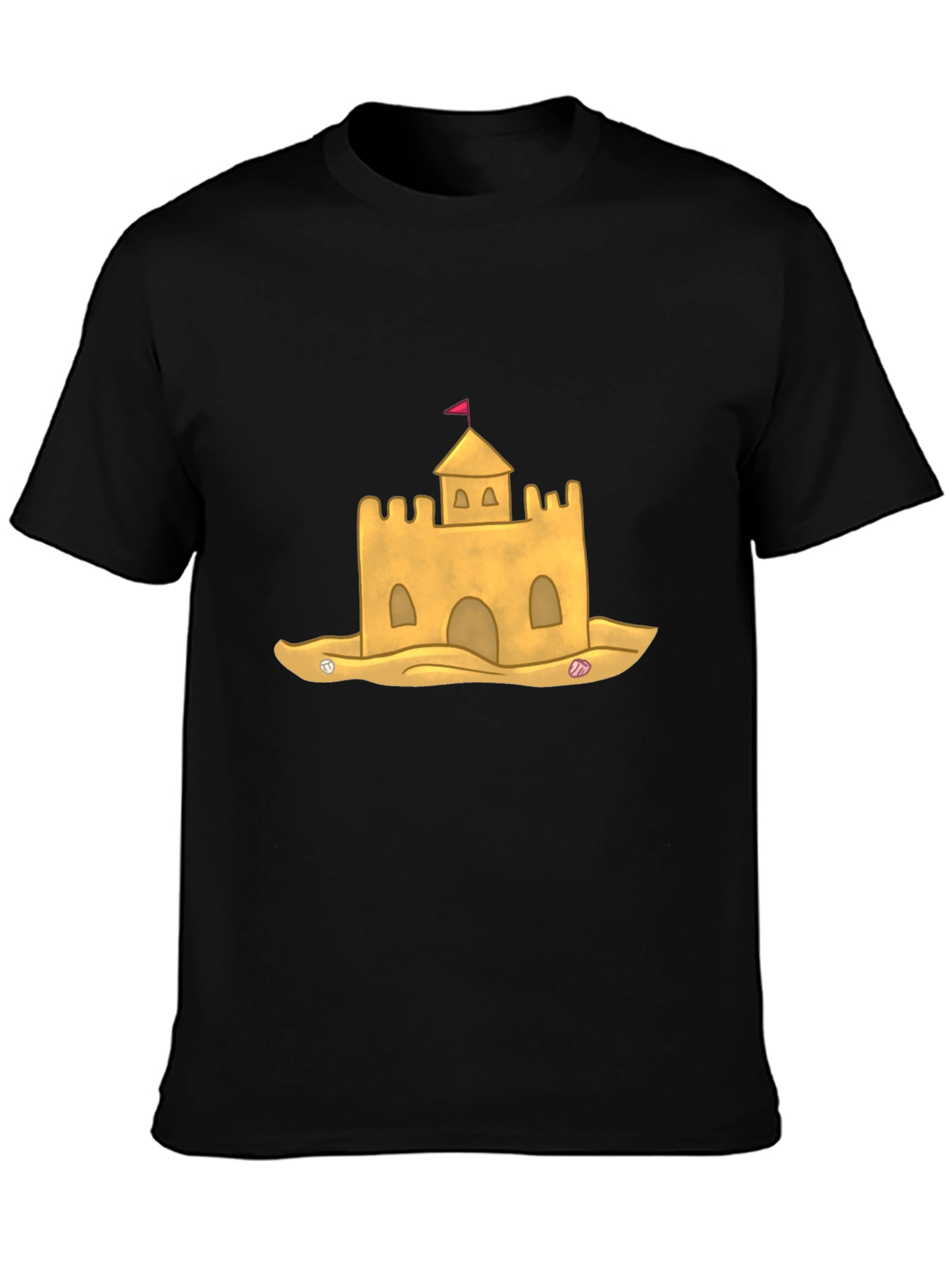 Sandcastle Graphic Tee - Summer Fun T-Shirt