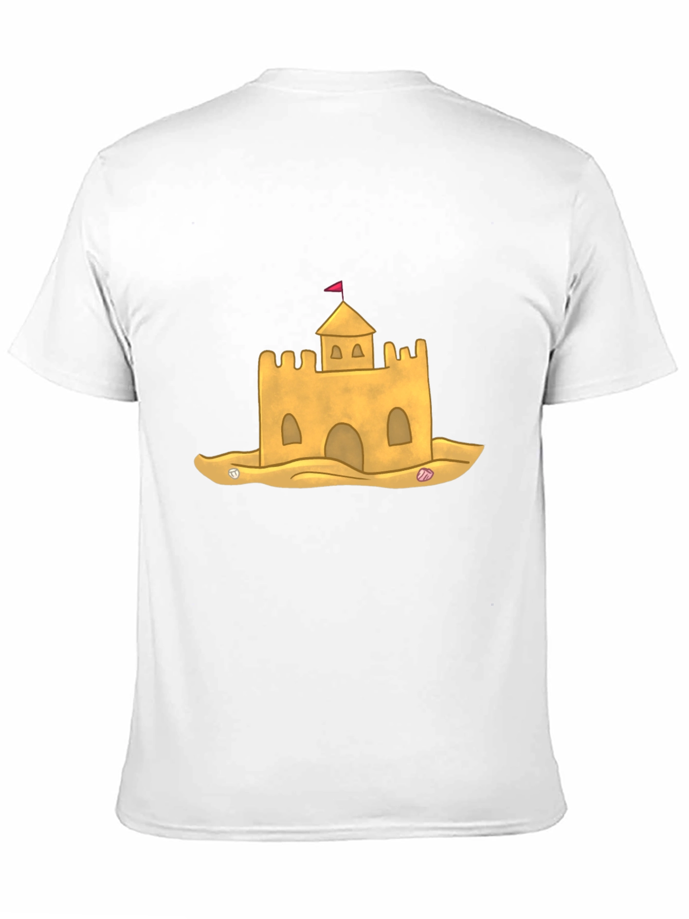 Sandcastle Graphic Tee - Summer Fun T-Shirt