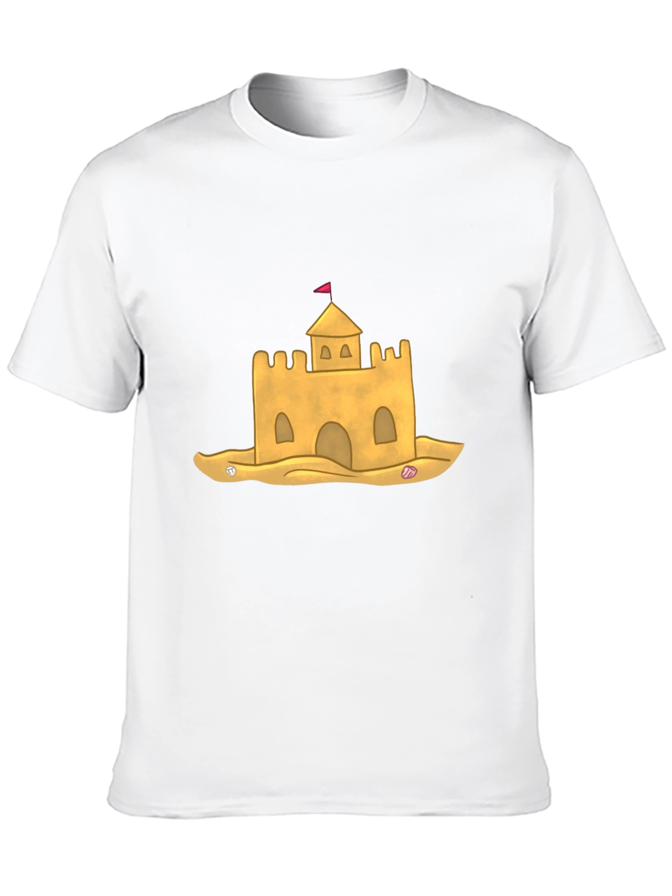 Sandcastle Graphic Tee - Summer Fun T-Shirt